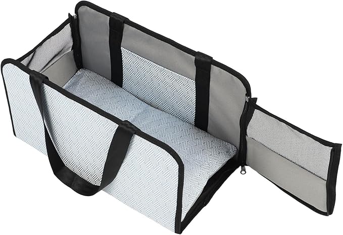 Pilipane Center Console Dog Car Seat Adjustable Comfortable Detachable Portable Pet Safety Booster Seat for Dogs Cats Travel