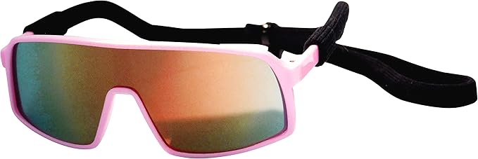 G010 Dog Pet Turbo Sports Sunglasses Medium Breeds 20-40 lbs (Sports Turbo Pink-Pink mr)