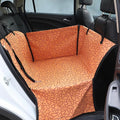 Pet Car Seat for Ferrari F8 Tributo PHEV 2025 Washable Dog Cat Portable Breathable Bag with Seat Belt Foldable Pet Seat Cover Suitable for Pets Up to 20kg,Orange Cloud