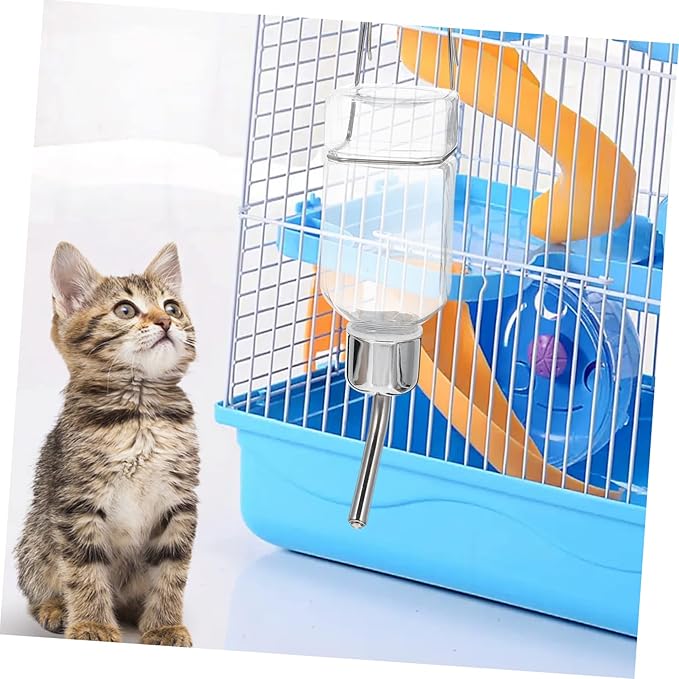 Pet Water Feeder Dispenser Dog Cat Rabbit Water Bottle Automatic Leakproof 21 * 7cm Small Size