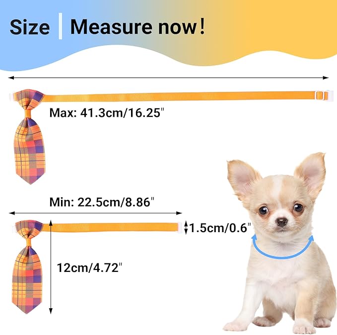 Segarty Small Dog Ties, 80 PCS Adjustable Assorted Pattern Pet Bow Ties for Small Dogs Bows Cats Grooming Bowties Puppy Neckties Festival Party Valentine Photography Holiday Costumes Birthday Gift