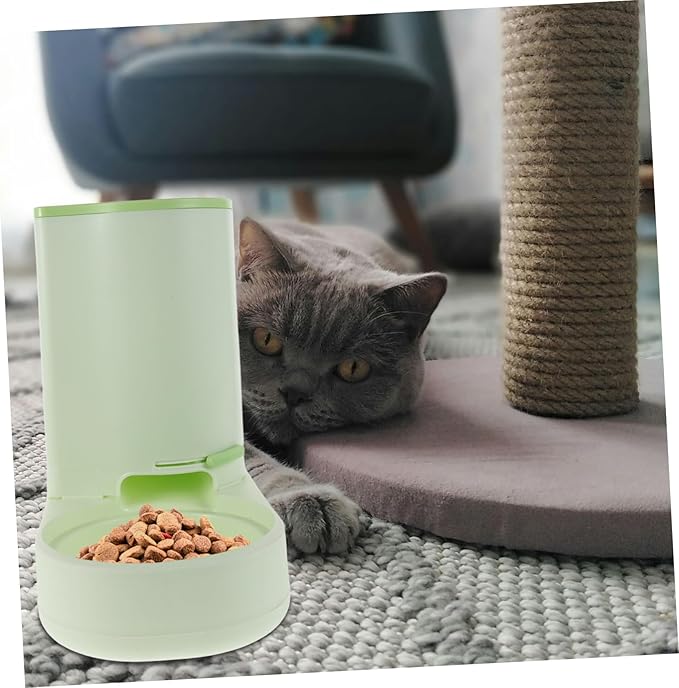 TOYANDONA Portion Control Feeder for Cats Dogs Non Slip Feeding Station for Hydration Needs Easy to Dual Pet Compatibility
