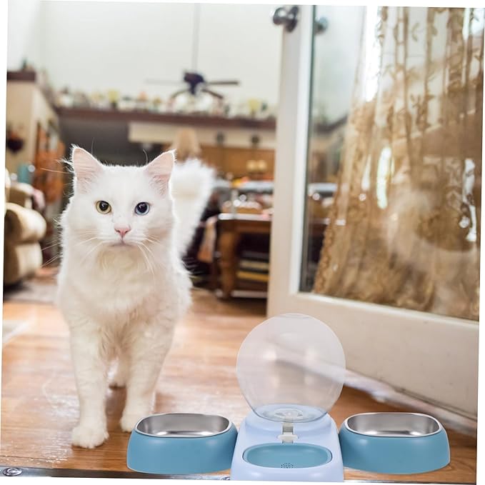 balacoo Automatic Pet Water Feeder Transparent Abs Water Dispenser for Cats and Dogs Capacity Space-Saving Design for Home Use