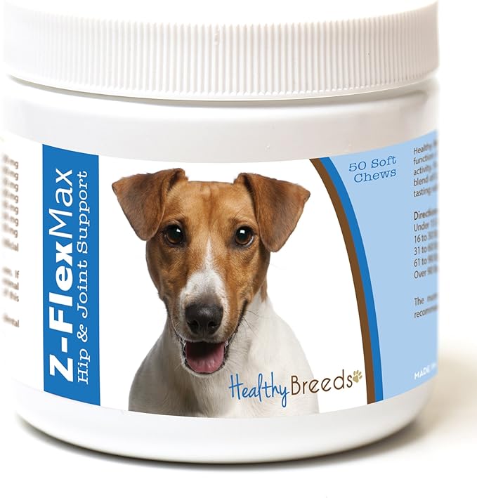 Healthy Breeds Jack Russell Terrier Z-Flex Max Hip and Joint Soft Chews 50 Count