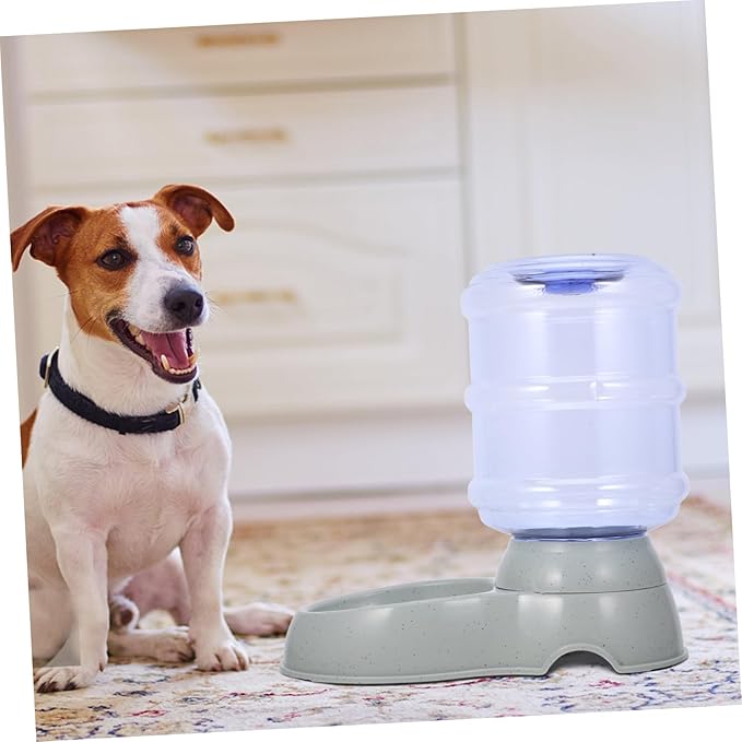 UPKOCH Automatic Pet Drinking Water Bowl Large Capacity Dog Water Dispenser for Outdoor Use