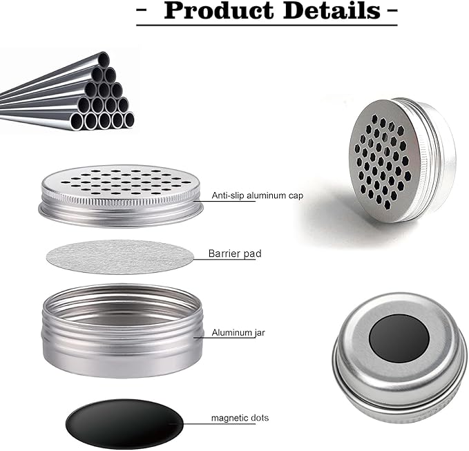 Dog Scent Work Tins Training Kit Nose Work Containers Magnetic Dots Scent Work for Dogs Training Smell Aluminum Cans (6 tins+4 Scent Work kit)