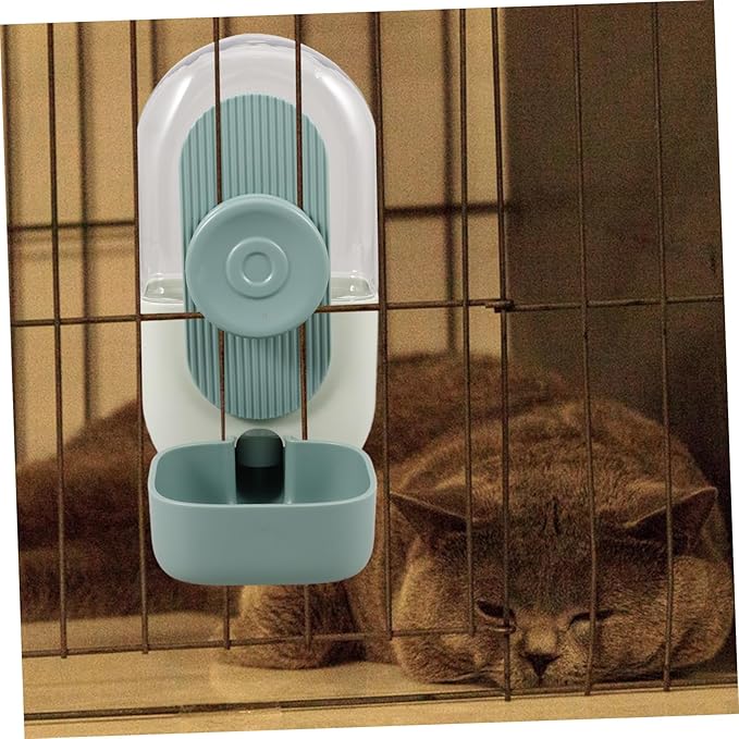 ibasenice Hanging Pet Water Dispenser for Dog Crate Automatic Water Feeder Leak Design Compact Easy Installation for Cats and Dogs
