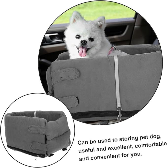 Non-Slip Dog Car Bed Thickened Pet Seat Cover Easy Car Pet Mat for Travel