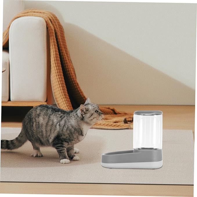 Automatic Pet Feeder and Water Dispenser Capacity Food and Water Station for Dogs and Cats Timed Feeding Low Noise Operation for Busy Pet Owners