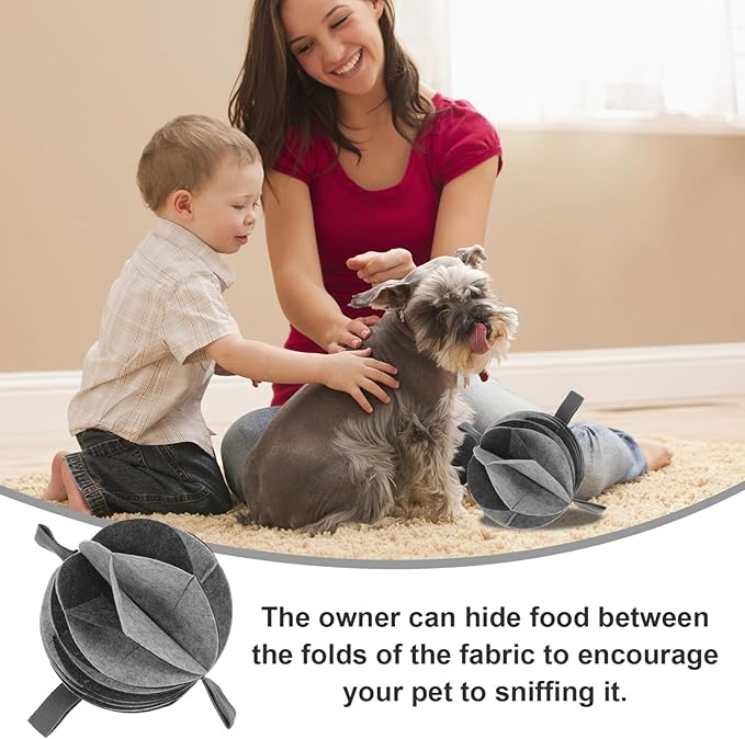 NOLITOY Dog Foraging Treat Dispensing Toy for Dogs Interactive Sniffing Toy to Combat Boredom Slow Feeding Puzzle for Healthy Eating Habits Easy to Clean and Design