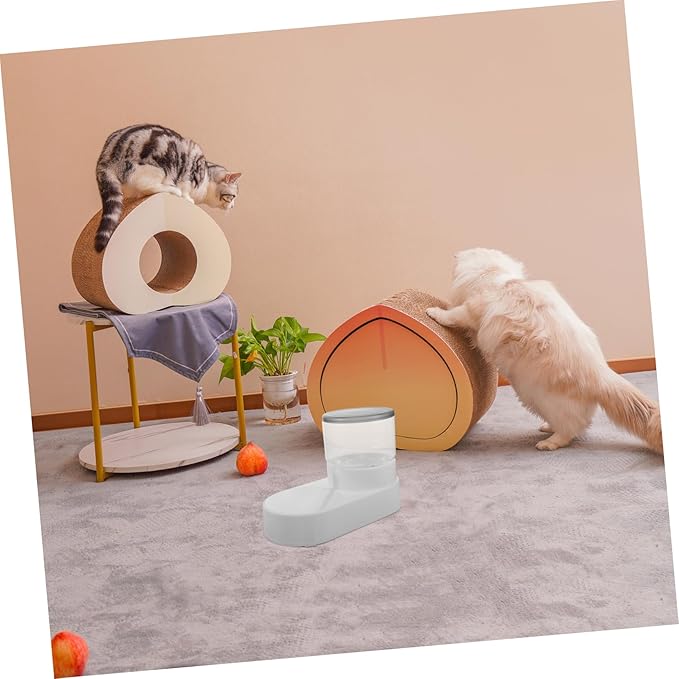 VANZACK Automatic Dog Water Feeder Dispenser Lightweight and Pet Water Station with Gravity Feeding Design Suitable for Dogs and Cats and for Home