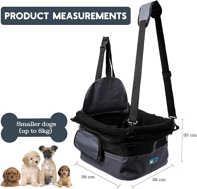 Perfect Quality Pet Safety Booster Seat Travel Puppy Dog Car Bed Booter Bag Belt