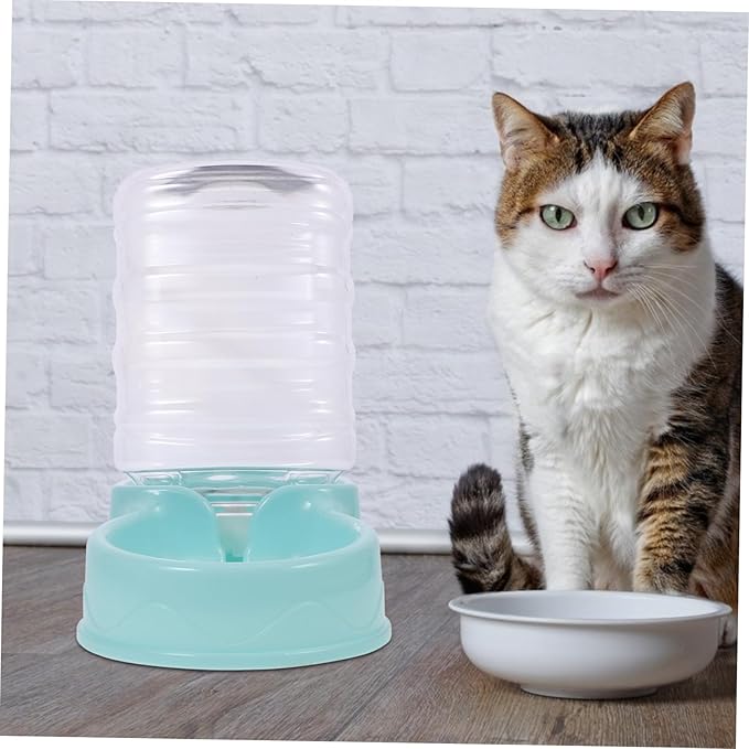 Sturdy Pet Water Fountain Cat Dog Water Dispenser Feeder Bowl Easy to Fill