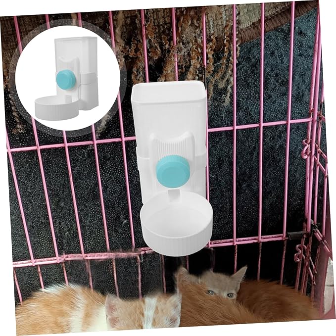 GANAZONO Automatic Pet Water Dispenser Hanging Type Dog Waterer Leak Design for Cats and Dogs Body for Level Observation Pet Feeding Device