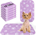 BEAUTYZOO 6 Pack Washable Pee Pads for Dogs, Reusable Puppy Pads for Potty Training, Waterproof Super Absorbent Whelping Pads Mats Non Slip Against Urine for Small Medium Dogs Cats, 16" x 24"