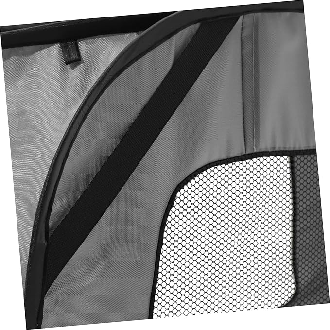 Happyyami Portable Dog Bed Non Slip Car Seat Cushion for Travel Multifunctional Design Lightweight and Easy to Store for Cars and Outdoor Use Grey