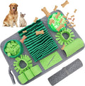 Snuffle Mat for Dogs, Pet Snuffle Mat for Small and Medium Dogs, Interactive Sniff Mat Feeding Mat for Puppies, Slow Feeder Dog Treat Mat for Training and Stress Relief
