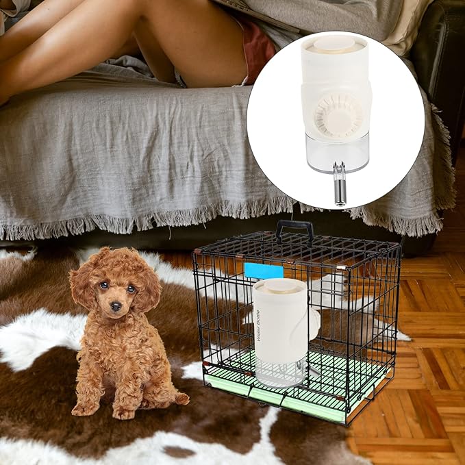 balacoo Dog Water Dispenser Pet Automatic Feeders Easy to Stainless Steel Nozzle