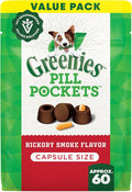Greenies Pill Pockets for Dogs, Large Size Soft Dog Treats, Hickory Smoke Flavor, 15.8 oz. Pouch