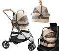 Pet Gear, A Vermont Family Owned Company Since 1936, 3-in-1 Travel System, View 360 Stroller Converts to Carrier and Booster Seat with Easy Click N Go Technology, for Small Dogs & Cats, 4 Colors