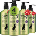 PAWFUME Dog Shedding Shampoo and Conditioner, Royal Lavender, 4-Pack – Nourish & Detangle for Silky Soft Coat – Probiotic, Deep-Cleaning, pH-Balanced – Salon-Quality Shedding Shampoo for Dogs