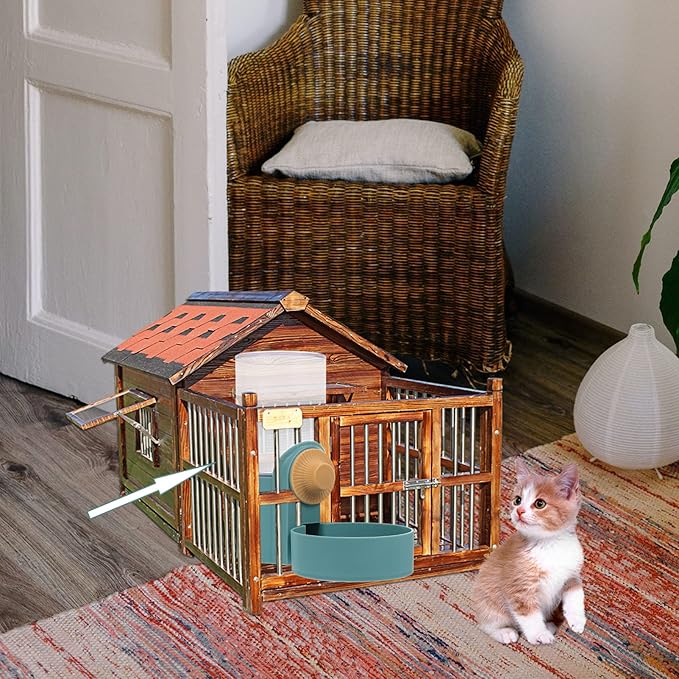 BESPORTBLE 1pc Cat Water Dispenser Automatic Hanging Pet Fountain Bottle Design for Inspection Drinking for Cats and Dogs