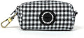 Organic Cotton Dog Poop Bag Holder for Leash Brass Hardware Waste Bag Dispenser Pet Waste Management Solution