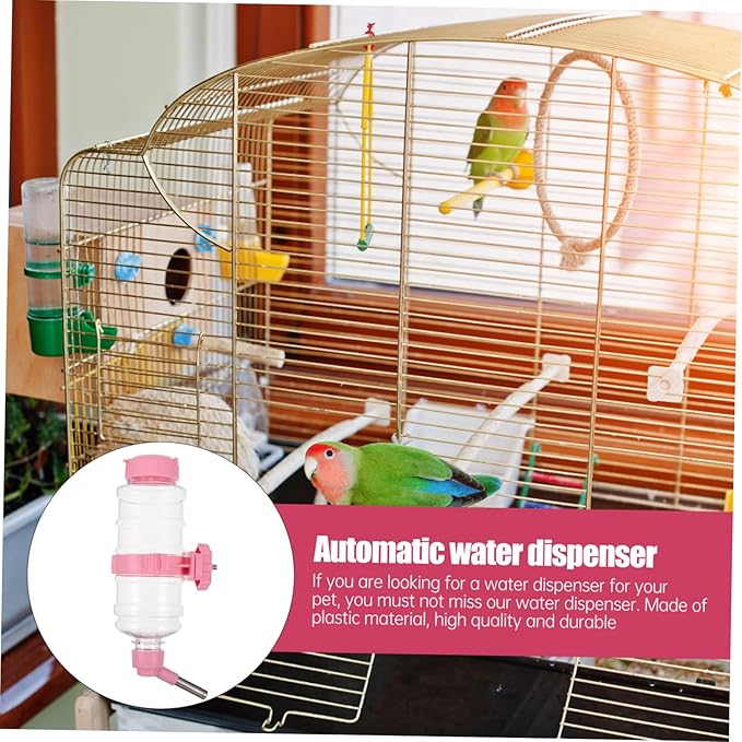 Hanging PET Water Dispenser Automatic Water Feeder for Dogs and Cats Leak-Proof Gravity Drinker Ball for Rabbits and Chinchillas