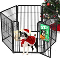 FXW Homeplus Unleashed Indoor Dog Playpen - Stress-Free and Safe Play, Heavy Duty 32 Inch 6 Panels Dog Pen for Small and Medium Dogs, Black│Patented