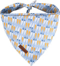 Easter Dog Bandana, Easter Triangle Bid Scarf for Small Medium Dog, Cotton Pet Kerchief for Girl Boy Dogs or Cats, Cute Carrot Dog Bandana, Comfortable Easter Dog Bandana
