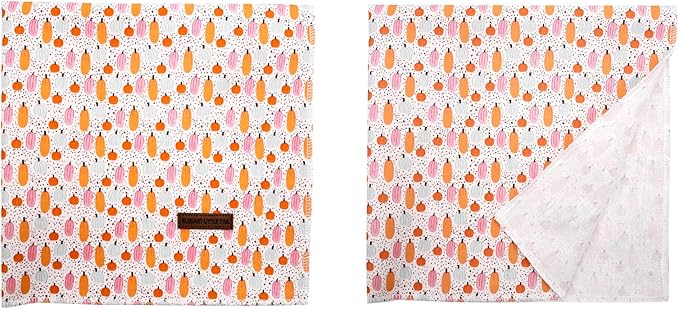 Elegant Little Tail Fall Dog Bandana - Halloween Bib Scarf for Girl Boy Dogs - Soft Washable Square Adjustable Kerchief for Small Medium Large Dogs