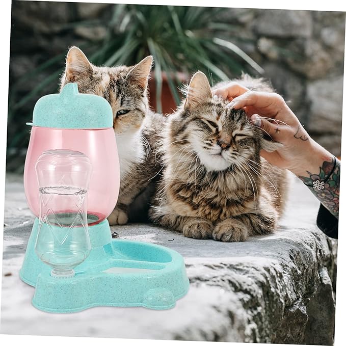 ERINGOGO Pet Bowl Feeder Automatic Drinking Fountain for Dogs and Cats Safe Sturdy and Pet Feeder