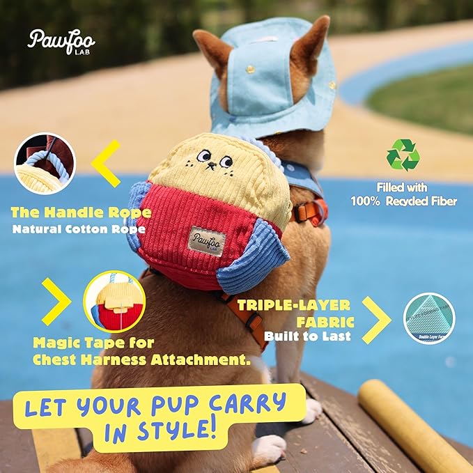 Squeaky Plush Dog Toys, 5-in-1 Crinkle Durable Puppy Toys to Keep Busy, Stuffed Hide & Seek Cognitive for Small Dogs, Teething, Boredom Relief & Birthday Gift