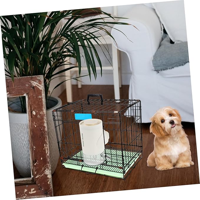 Milisten Automatic Pet Dog Water Feeder Hanging Water Dispenser for Dogs and Puppies Capacity Leak Design Height for Cages and Crates