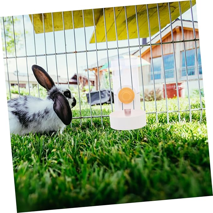 Yardwe Hanging Pet Feeder Wear-Resistant Automatic Food and Water Dispenser for Dogs and Cats Space-Saving Design for Pet Cages and Homes