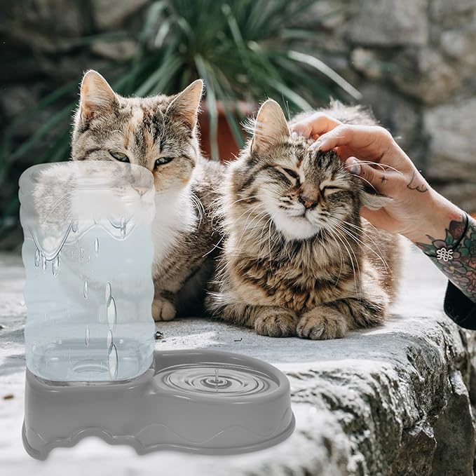 Automatic Pet Water Fountain Dispenser Non- Pet Water Bowl for Cats and Dogs and Compact Design for Indoor Use Easy to Refill and Maintain