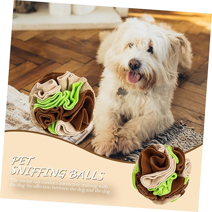 Pet Sniffing Balls Slow Eating Dog Toy Dog Training Aid for Mental Stimulation
