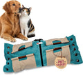 Cocoon® - Eco-Friendly Pet Burial & Cremation Ceremony Kit (Premium Wool) - Casket for Dogs and Cats – Size for Every Breed (Choose Size & Color) (Large, Teal Green)