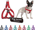 Kruz No Pull Dog Harness (Chest 26”-38”, Weight 44-88 lbs) Heavy-Duty Pet Harness for Large Breeds, Ultra-Comfort Fit, Lifetime Durability, Adjustable Dog Harness No Pull Design (Red, Large)