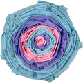 Dog Snuffle Mat for Cats and Puppies, Slow Feeding Training Toy with Anti-Slip Bottom, Soft Fleece Treat Nose Work Pad 45x45cm (A04)