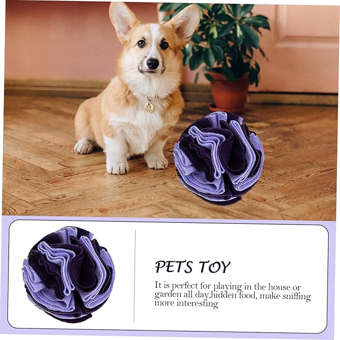 Happyyami Dog Sniffing Training Toy Interactive Slow Feeding for Pets Upgraded Sniffing Mat Design Sense of Smell Boredom Easy to Clean