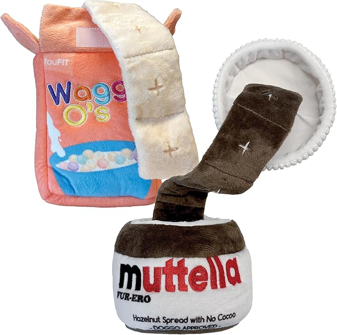 FOUFIT Hide and Seek Yummy Nosework Toy - Muttella, 4-inch Height