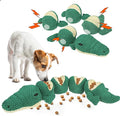 Mihachi Dog Enrichment Toys, Snuffle Toy for Small Medium Dogs, Detachable Dog Puzzles Squeaky Sniffle Interactive Toy for Foraging Training, Boredom and Mental Stimulation, Green Crocodile