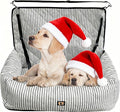 Dog Car Seat for Small and Medium Dogs, Booster Seat Sofa Pet Bed, Portable Car Travel Carrier Bed