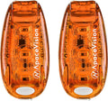 EverLightFX USB Rechargeable LED Safety Light (2 Pack) by Apace - Super Bright Bike Tail Light Works Brilliantly as Running Light for Joggers, Pets, Bicycle Strobe or Rear Clip On Lights