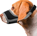 Dog Muzzle, Soft Breathable Muzzle for Small Medium Large Dogs, Air Mesh Nylon Muzzle Cover Prevent Biting Barking Chewing, Adjustable Drinkable Pet Muzzle 6 Sizes(Grey,XL)