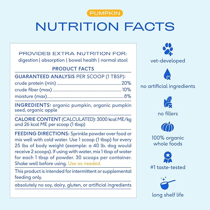 Native Pet Omega Oil for Dogs & Pumpkin for Dogs | Dog Fish Oil Supplements | All-Natural, Organic Fiber for Dogs | 8 Oz. Omega Oil & Pumpkin Powder