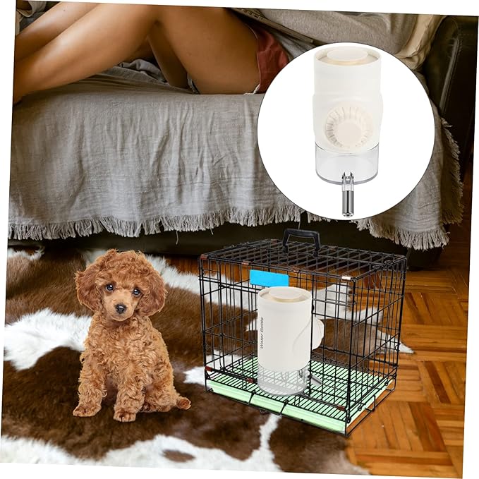 Automatic Pet Dog Water Feeder with Ball Control Hanging Water Dispenser for Dogs Cats Easy to Leak Design for Pet Care
