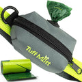 Tuff Mutt Dog Poop Bag Holder with Velcro Attachment - Durable Fabric Poop Bag Dispenser for Leashes - Includes Starter Roll for Easy Cleanup