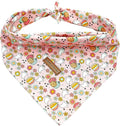 Elegant Little Tail Dog Bandana, Fall Halloween Adjustable Scarf Handkerchief Bib for Small Large Dogs, Boy Girl Square Kerchief